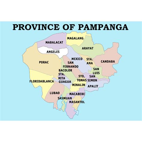 Pampanga Map .